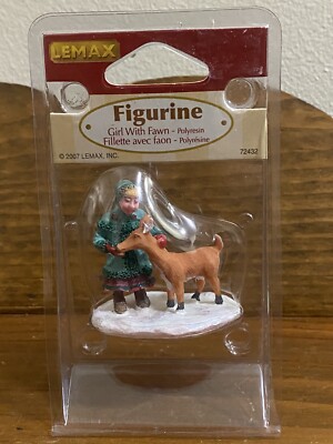 Lemax GIRL FAWN # 72432 Christmas Village Figurine 2007 Retired NEW