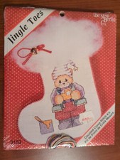 New Berlin Co JINGLE TOES Christmas Counted Cross-Stitch Kit NEW Ornament