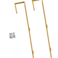 Over-The-Door Mirror Hanger  Adjustable 14.5-inch Door Mirror Hanger Set w