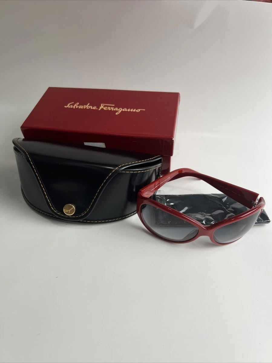 Ferragamo hotsell red sunglasses