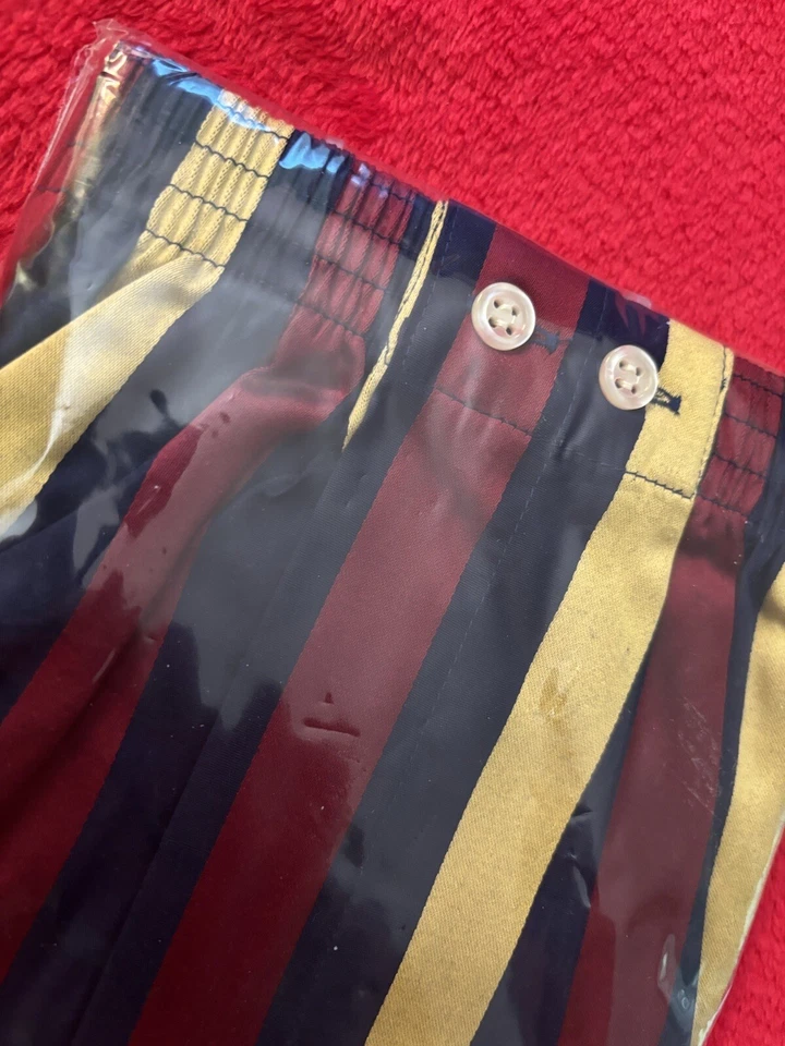 NWT Regimental Stripe sz XL Pure Cotton Boxer Shorts "Royal Army Medical Corps" - Image 3 of 4