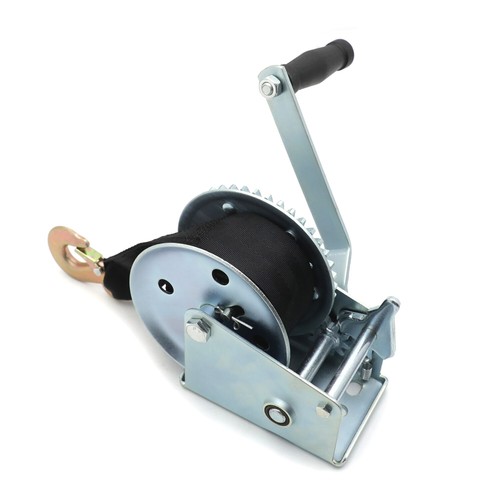 Hand Trailer 1500LB Winch W/ Hook Heavy Duty Towing Winch 4 Pilling Construction - Picture 4 of 11