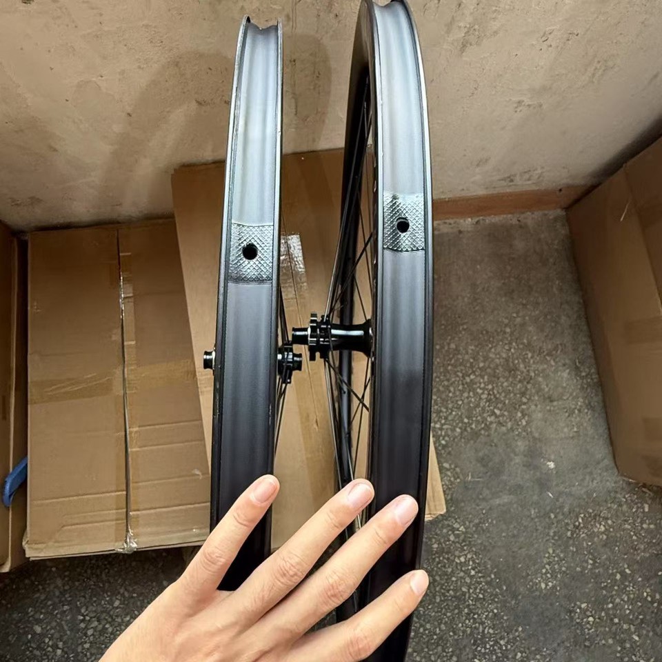 MEROCA 50mm Carbon Wheelset Clincher 700C Disc Brake Road Bike Wheels 6 ...