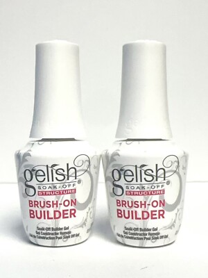 Harmony Gelish Structure Brush-On Builder Gel Clear 0.5 oz #1148021 (2 Pack)