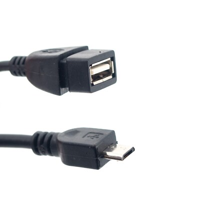Micro USB B Male to USB A Female Adapter OTG Converter Cable For Android