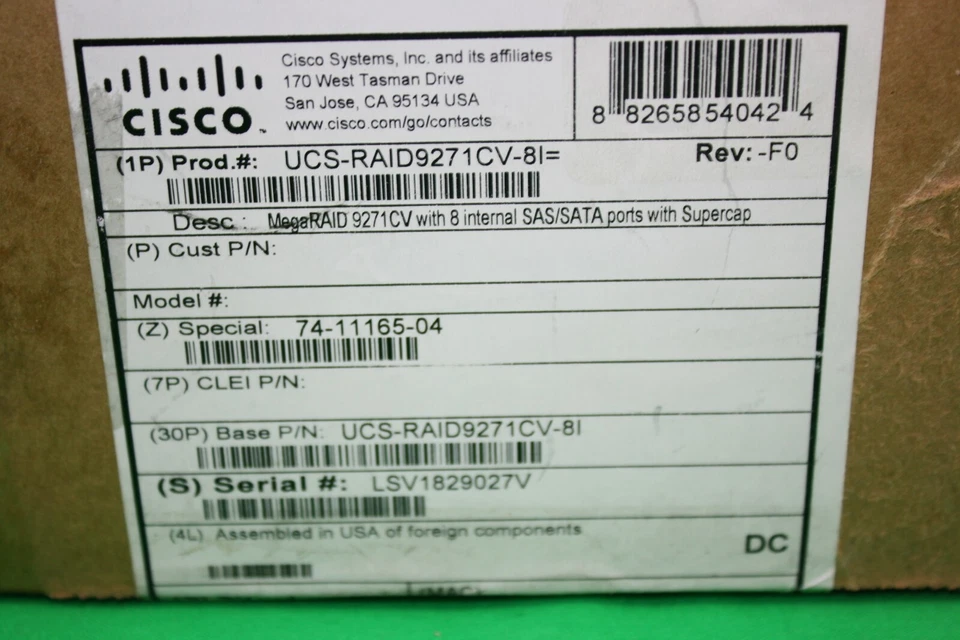 Cisco LSI MegaRAID SAS 9271CV-i - Image 2 of 3