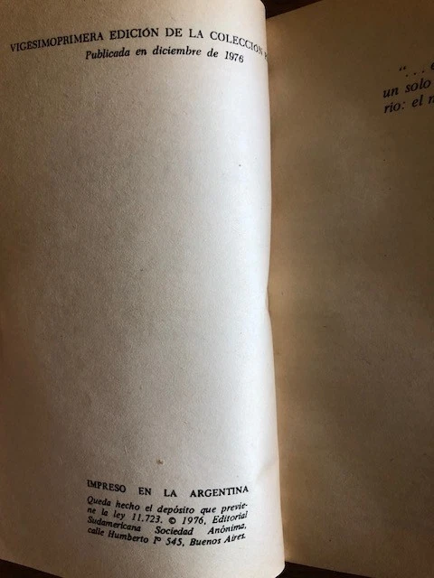 RARE. El Tunel, by Ernesto Sabato, Vintage Paperback, 1976, Spanish edition - Image 3 of 3