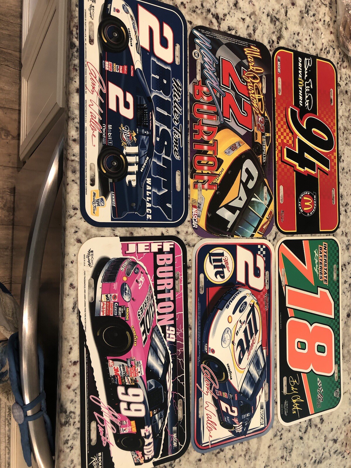 6 NASCAR-Themed License Plates for Racing Fans