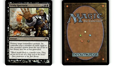MTG Gatecrash Grisly Spectacle Foil GTC 66/249 C | eBay MTG Gatecrash Grisly Spectacle Foil GTC 66/249 C | eBay