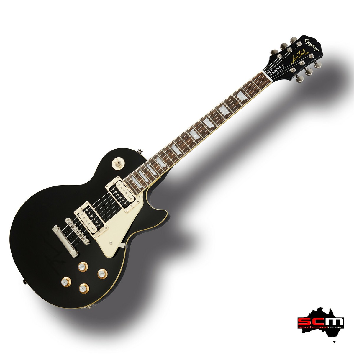 Epiphone Les Paul Classic Electric Guitar Ebony Gloss finish Epiphone Les Paul Classic Electric Guitar Ebony Gloss finish
