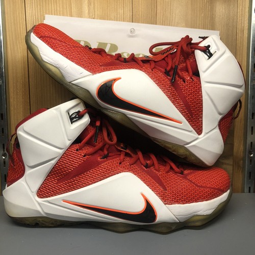 lebron 12 red white