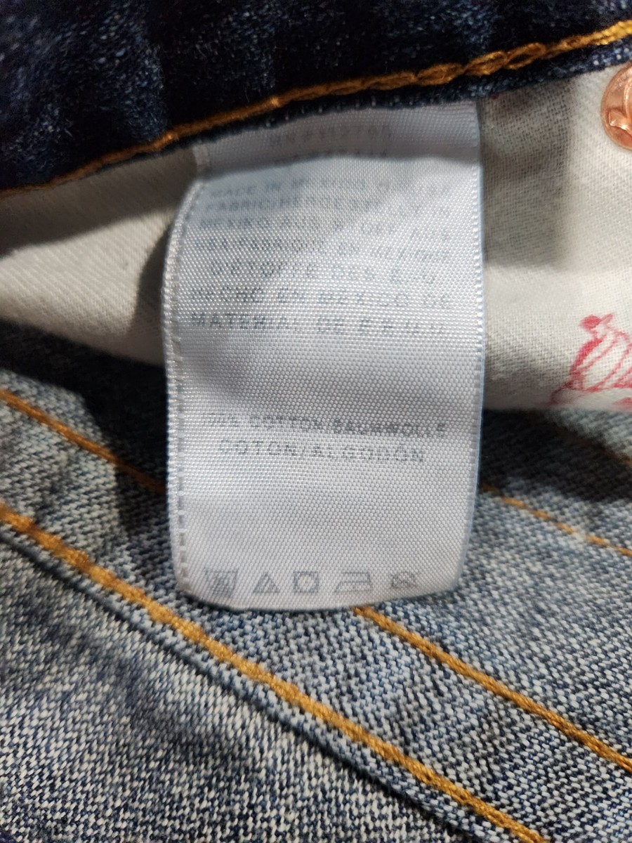 True Religion Womens Size 29 Boot Cut Cryd Mud Slinger w