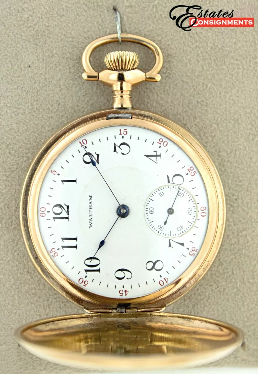 Waltham gold filled pocket watch sale