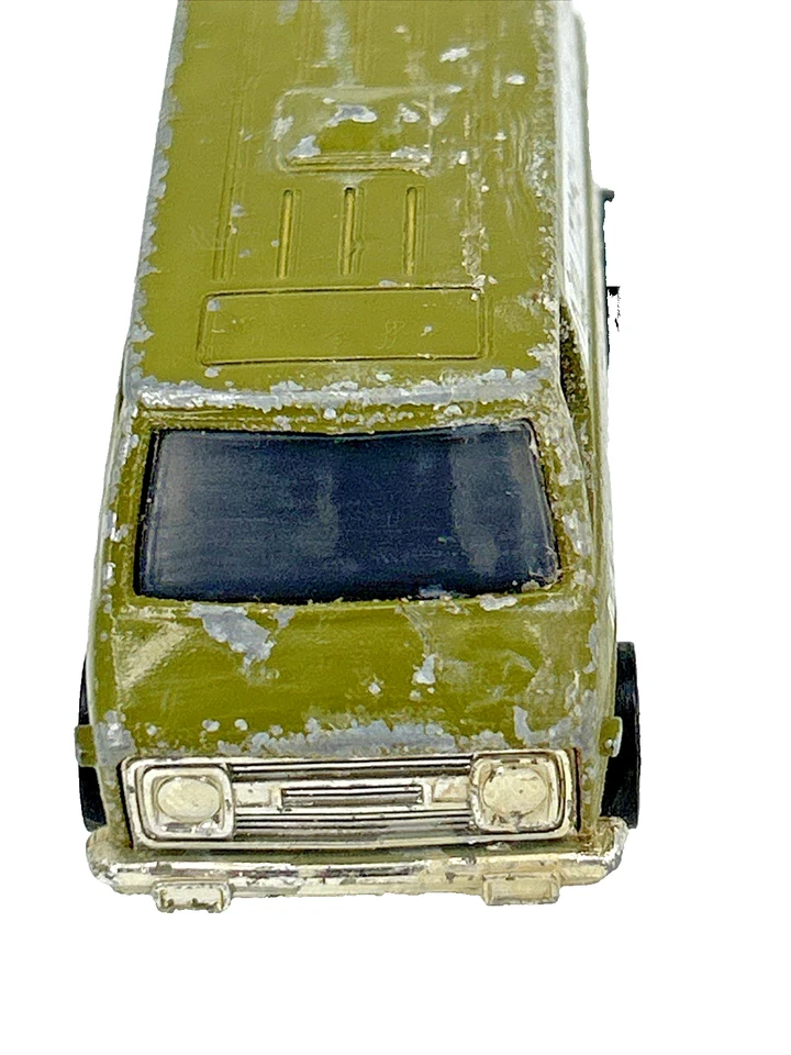 Super Van Hot Wheels Redline 1974 Policía Militar Ejército de Estados Unidos MP CA2351 De colección Rojo Foto 4 de 4