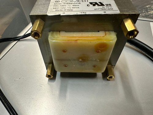 Comelit T754012T/A 120V AC to 12V DC Transformer - 第 3/6 張圖片