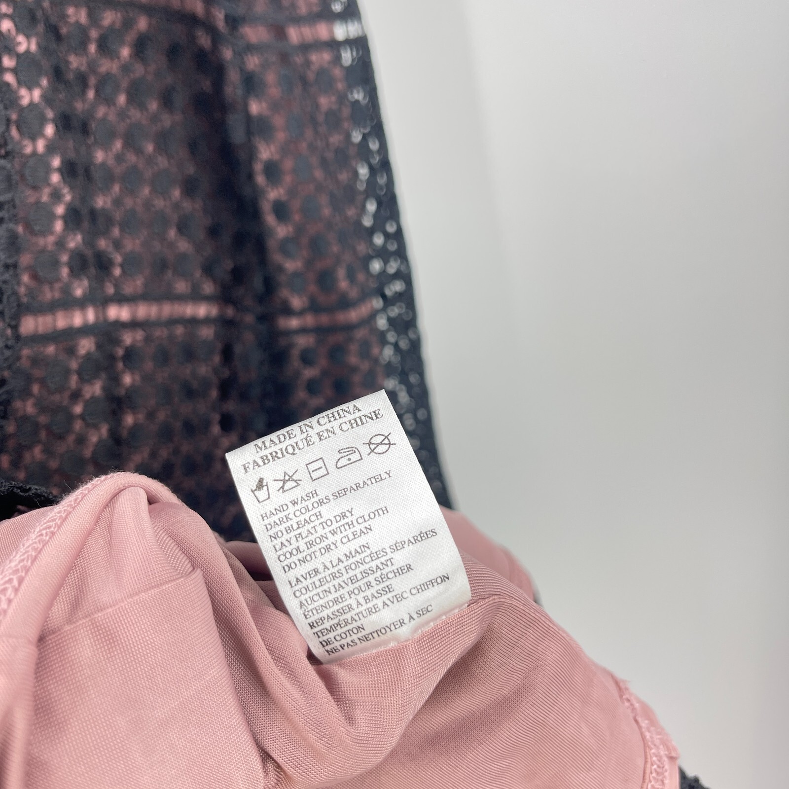 ABS Allen Schwartz Collection Dress Black Lace Shoulder Fit & Flare