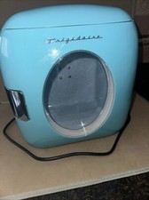 Frigidaire EFMIS462 Retro 12 Latas Mini Nevera Portátil Refrigerador Calentador Azul Probado