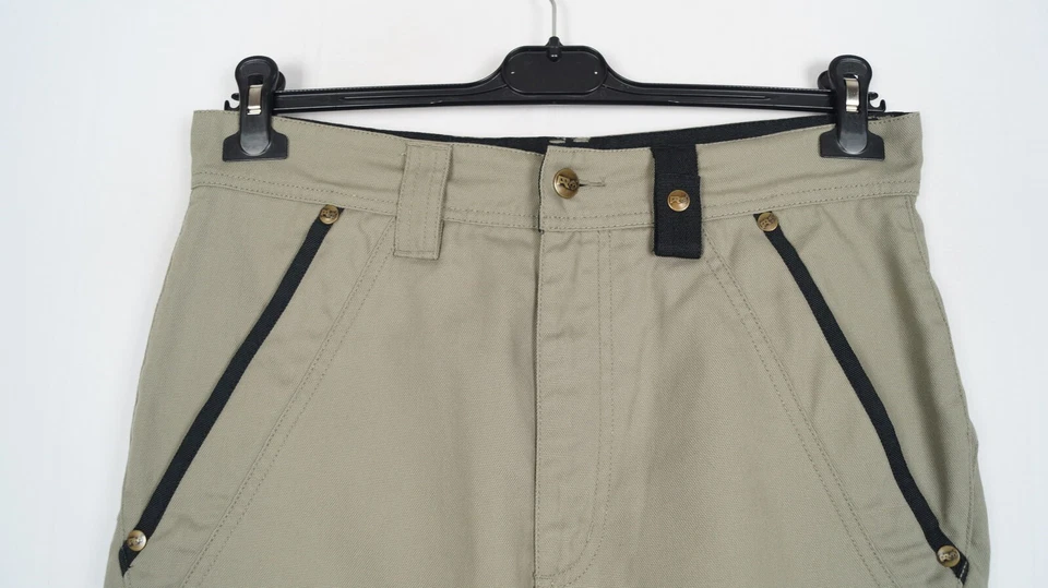 TIMBERLAND PRO Hombres Pantalones Talla L (W33 L28) Ajuste Regular Gris Algod... - Imagen 4 de 4