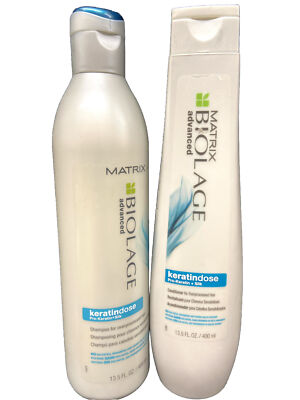 matrix biolage keratindose shampoo & conditioner 13.5oz ea