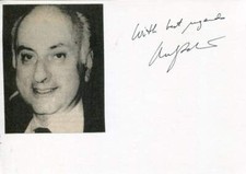 Melvin Schwartz autograph NOBEL PRIZE in Physics 1988, signed card