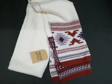 Frye and Co. Southwestern Aztec Cloud Dancer Cream Rust Winter Women’s Scarf