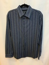 Banana Republic Slim Fit Button Down Dress Shirt Mens sz Large 16 - 16.5 Striped