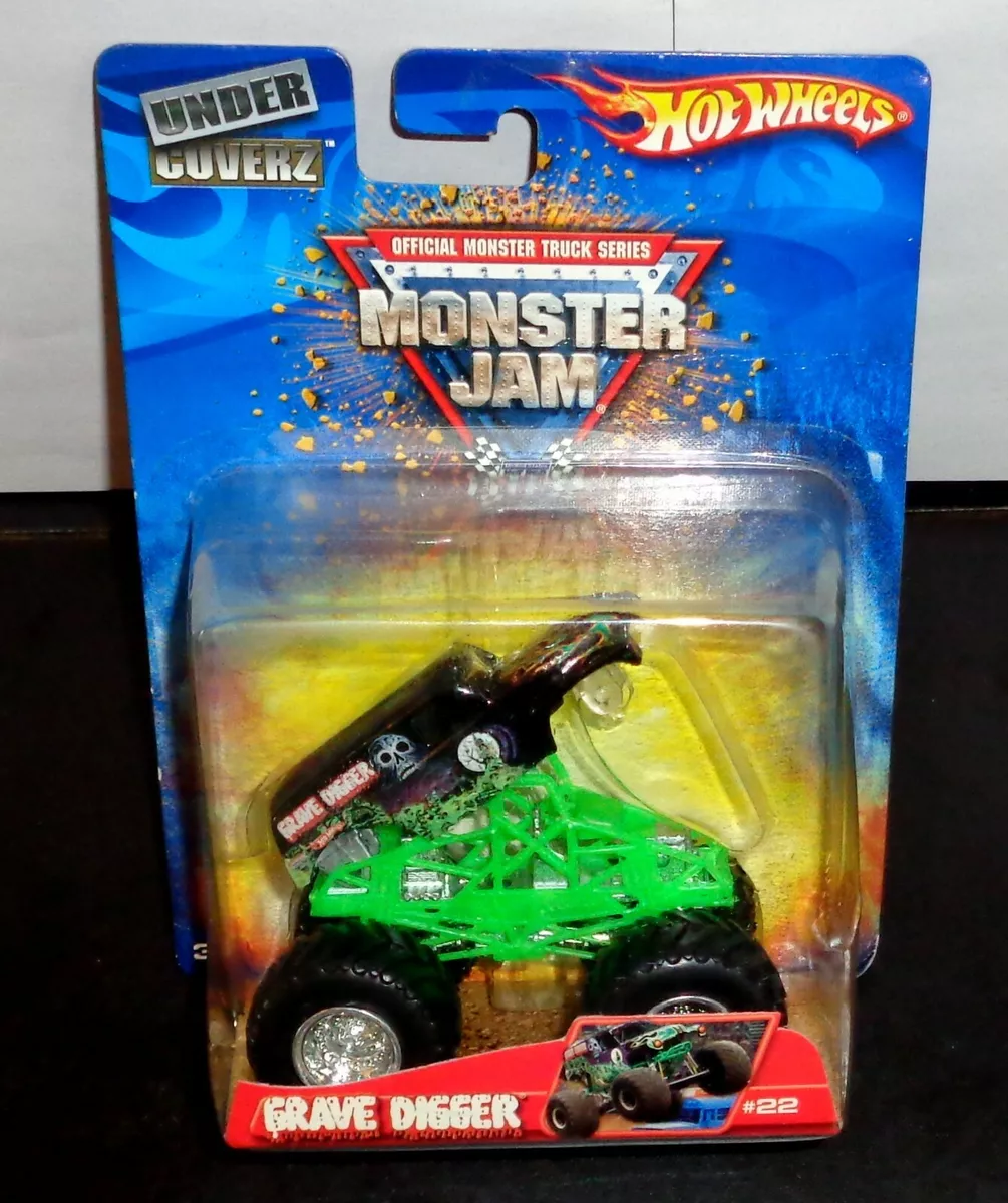 Hot Wheels Monster Jam GRAVE DIGGER UNDER COVERZ 1:64 Scale Monster Truck  #22