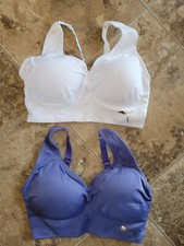 Womens Puma Performance 2 Pack Sports Bra Bras White Purple Small S