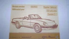 Alfa Romeo Spider Owner's Manual - 1986 -  PDF Version