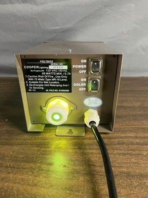 Cooper FOLTBOX fiber Optic. Power Source Tested And Working