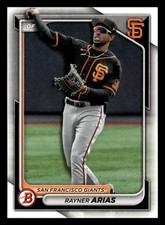 Rayner Arias 2024 Bowman Prospect ROOKIE #BP-127 San Francisco Giants RC CARD