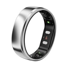 Image of RingConn Gen 2 Air Smart Ring Silver Size 8 Ultra-Thin – New Other RRP: £249