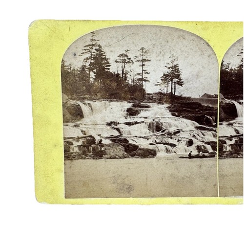 1870's Stereoview Section Of Falls New Hampshire ~ Old Photo - Picture 2 of 4