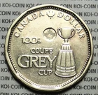 Canada 2012 100th 100e Coupe Grey Cup dollar loonie coin circulated