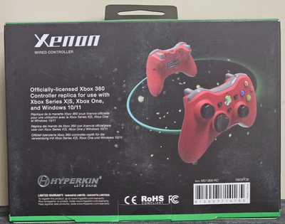 Hyperkin Xenon Wired Xbox Controller Red | eBay