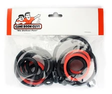 Bally Dungeons and Dragons Pinball Machine Replacement Rubber Ring Kit Black