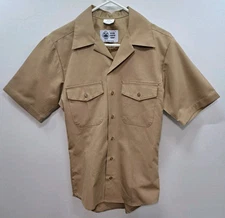 Defense Logistics Agency Short Sleeve Shirt by Creighton AB Small Athletic 