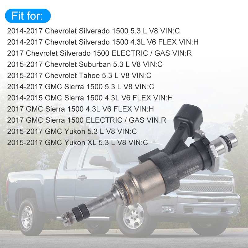 8X Fuel Injector 12710481 12742701 for Chevrolet Cadillac GMC | eBay