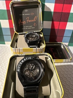 Evanston Automatic Black Stainless Steel Watch BQ2621