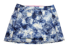 Lands End Skort Deep Sea Navy Tye-Dye Womens Size XL/T 18 