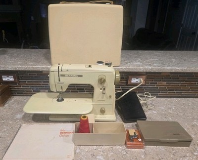 Vintage Bernina Minimatic 707 Sewing Machine Original Accessories Case