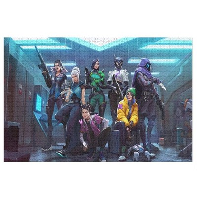 Valorant Agents Jigsaw Puzzle 1000 Pieces Gift for Adult Home Decor