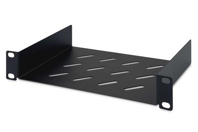 Fachboden 10-Zoll DIGITUS 150mm tief perforiert schwarz für Netzwerkschrank