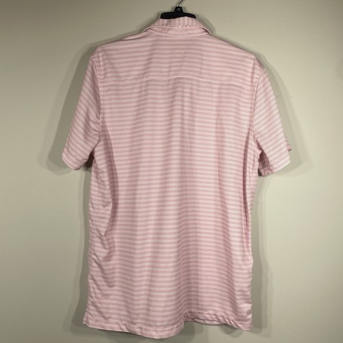 Toes On The Nose Men’s XL Pink Striped Lightweight Button Up Short Sleeve Shirt - Picture 7 of 7