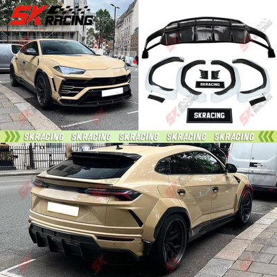 Rear Diffuser Fender Flare Wheel Arch Cover Kits Fits Lamborghini Urus 2018-2022
