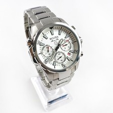 Bulova Men's Watch 96B255 Marine Star White Dial Stainless Chronograph Watch