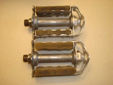 coppia pedali alluminio Ganna, biciclette epoca, sport o Impero