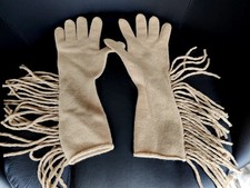   MAX MARA Camel Gloves in VIRGIN WOOL One Size  Fiemme  