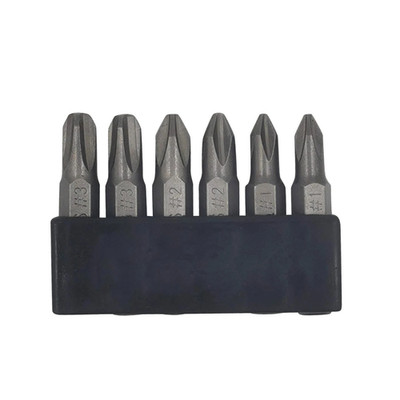 6Pcs 35Mm JIS Screwdriver Bit Set with Magnetic Tip, 1/4 Hex Shank, S2 Alloy_Ste