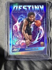 2024-25 Topps Chrome Destiny Isaiah Collier #D-21 Refractor (RC)